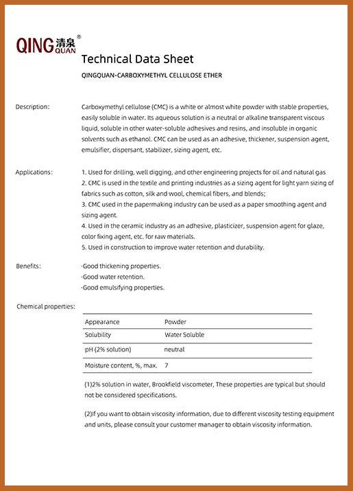 HPMC Test Report – NDJ Viscosity 95,000 mPa·s - QingQuan
